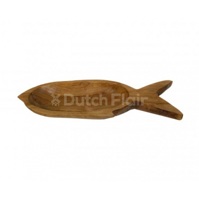 2658 400x400 - Teak Fischschale Tunny 40cm x 15 cm Höhe 5 cm