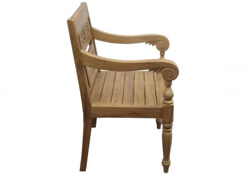 3010 2 - Teak Sessel Java 60 x 53 cm Höhe 89 cm der Besondere