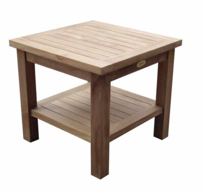 3058 3 400x373 - Teak-Boston Beistelltisch 50 x 50 cm Höhe 45 cm