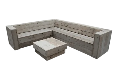 Ecksofa Amrum ohne Kissen Front