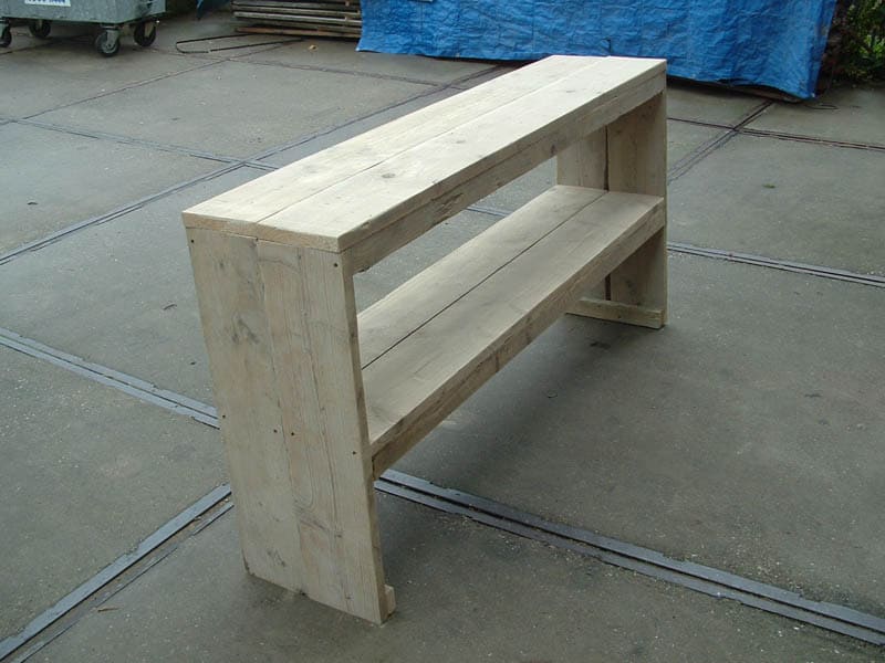 Sidetable Gerüstholz 3 - Sideboard Gerüstholz