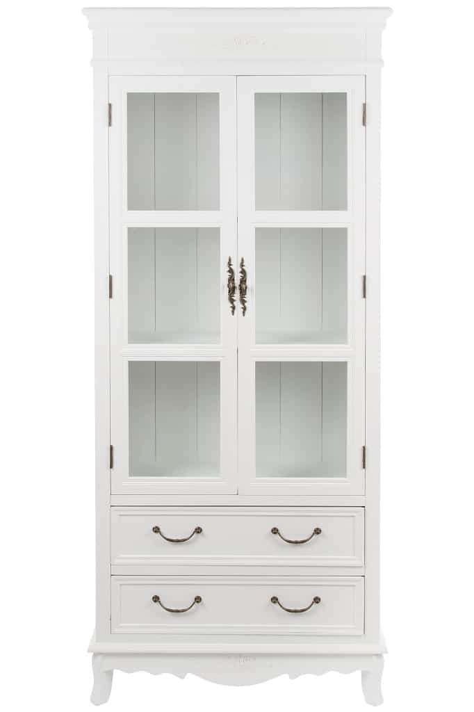 107009  2 - Schrank "Elegance", mit Glas zwei Türen und zwei Schubladen - MyFlair