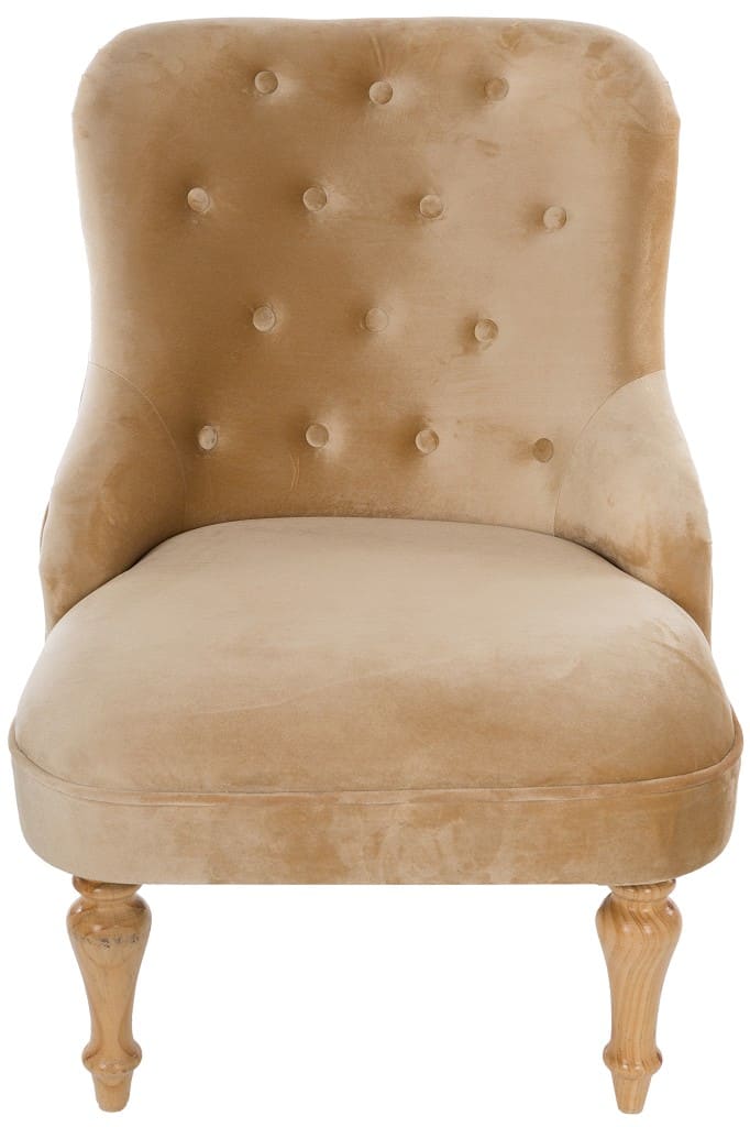 148030 BEIGE 1 1 - Sessel mit "Samsini" Knöpfen, rose, 88x60x70 cm