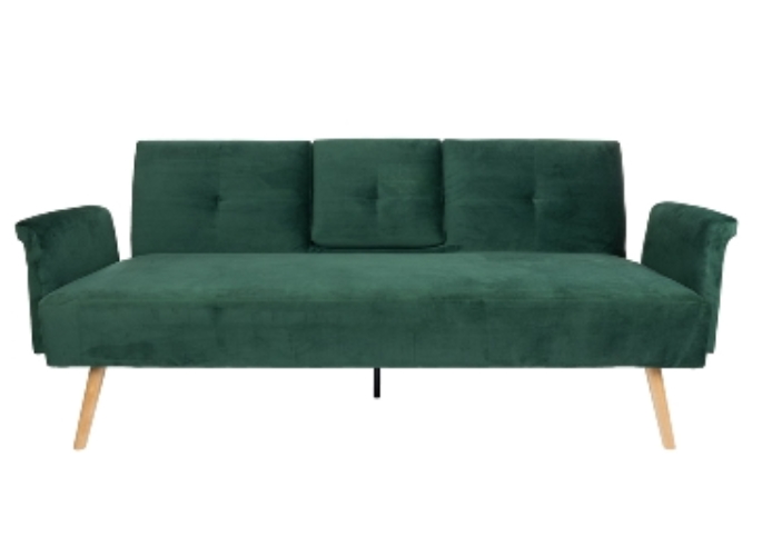 Sofa Kiana mit Schlaffunktion – smaragdgrün