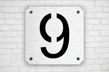 Einstellige Hausnummer Einstellige Hausnummer