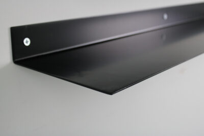 Metallregal 995x45x162x2 mit Knick stahl matt schwarz